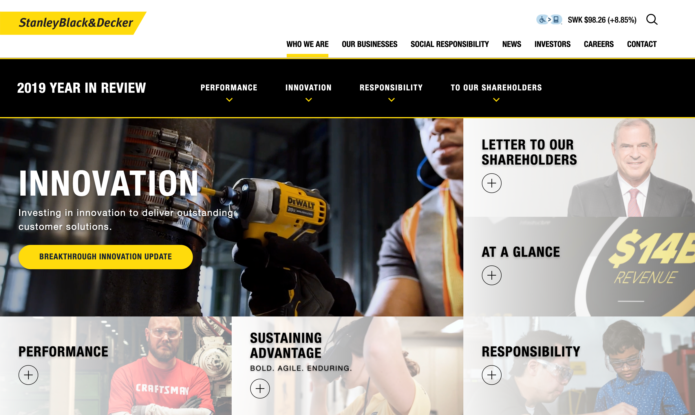 Stanley Black and Decker Customer Service Story