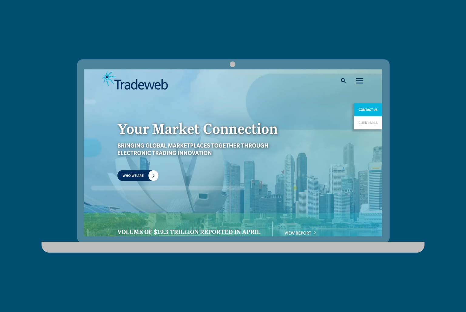 TradeWeb Corporate Website Ideas On Purpose